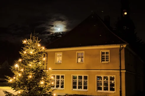 Gemeinde im Winter